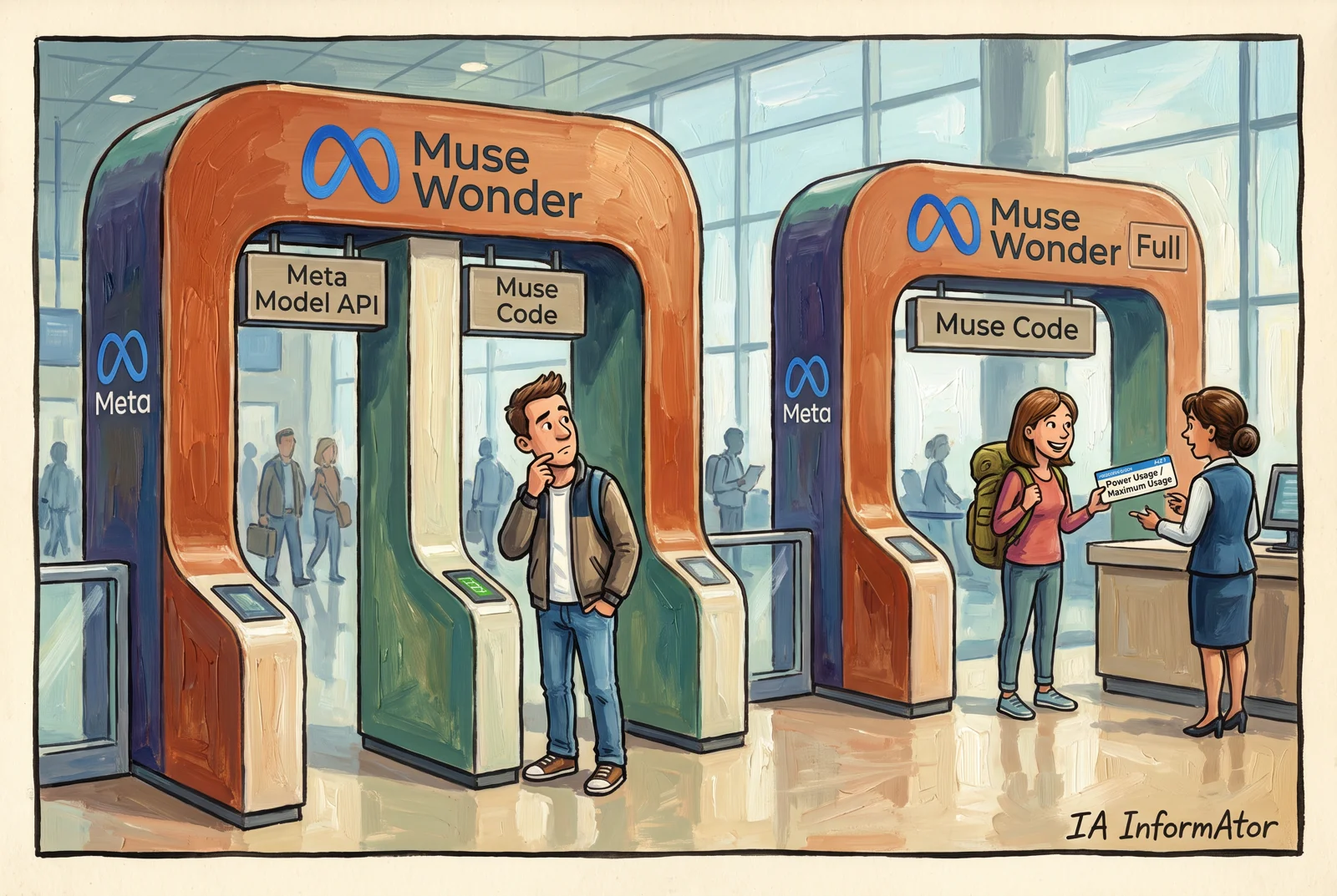 Ilustración editorial: Meta presenta Muse Wonder para encargos de largo recorrido